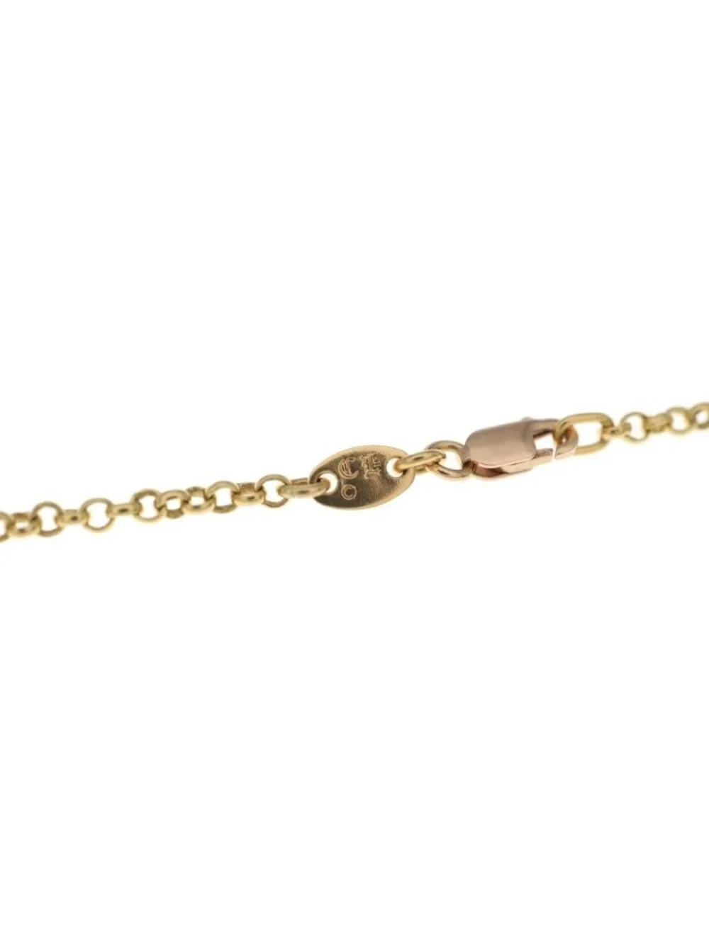 Chrome Hearts 22k Neckchain Roll Chain Necklace Gold